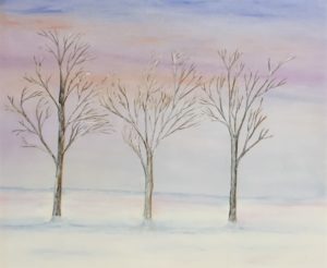 "Il mio inverno" olio su tela 50x60cm 2012